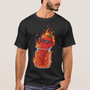 Funny Chili Pepper Vegetable Humor Spicy Food T-Shirt