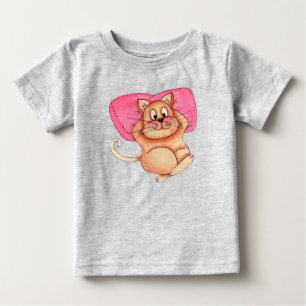 Funny Chillin Cat Pet Cute Baby T-Shirt
