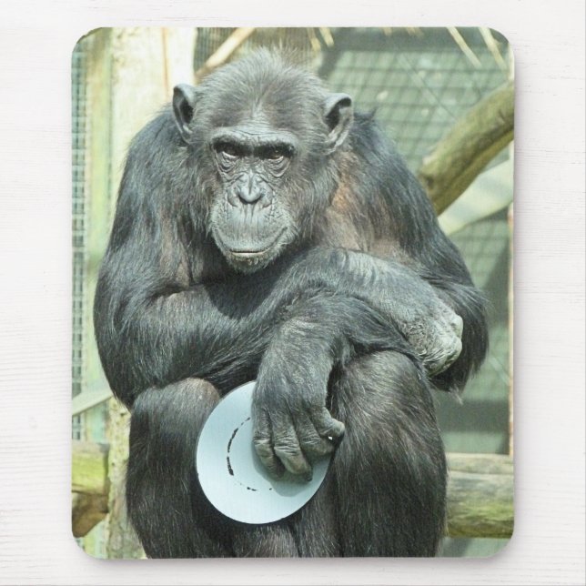 FUNNY CHIMPANZEE MOUSE PAD (Front)