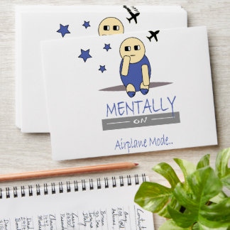Funny Chimy Mentally on Airplane Mode Custom Envel Envelope