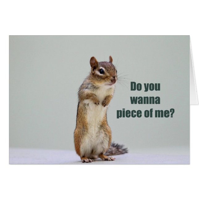 Funny Chipmunk Picture (Front Horizontal)
