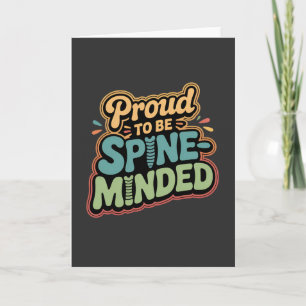 Funny Chiropractor Gift Spine Health Quote Card