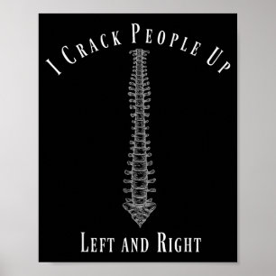 Funny Chiropractor Occupation Gift T- Shirt Poster
