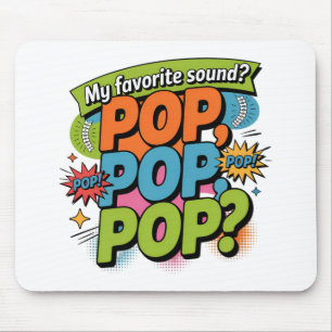 Funny Chiropractor Pop Sound Gift Mouse Pad