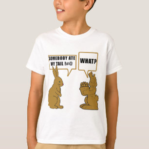 Funny Chocolate Easter Bunny Kids T-Shirt