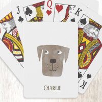 Funny Chocolate Labrador Retriever Dog Custom Name