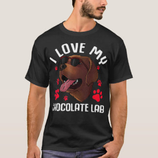 Funny Chocolate Labrador Retriever Gift Men Lab T-Shirt