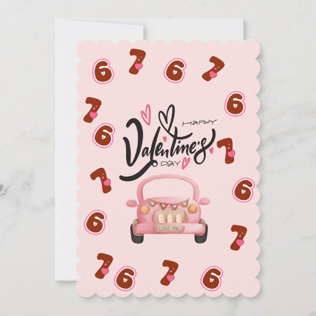 Funny Chocolate Lover Quote Valentine's Day Greeti Holiday Card (Front)