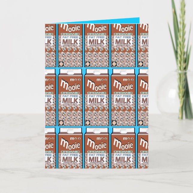 Funny Chocolate Milk Birthday Card Gift (Front)
