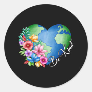 Funny Choose Kindness Cute Unity Day Back To Schoo Classic Round Sticker