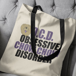 Funny Chow Chow Tote Bag