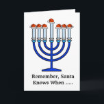 Funny Chrismukkah Shmendrik Greeting Card<br><div class="desc">The term "Chrismukkah" began back in 2003 on a television show called "The O.C." It can be interpreted as (1) the blending of Christmas and Hanukkah during the holiday season in homes where one is Jewish and one is of Christian Protestant faith. It's a way to celebrate both sides of...</div>