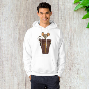 Funny Christian Church Mouse Character Hoodie