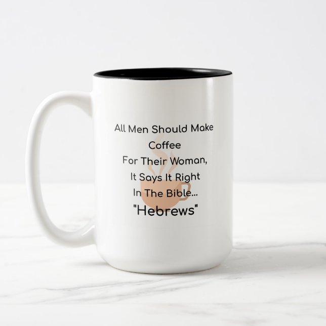 Funny Christian Coffee Mug (Left)