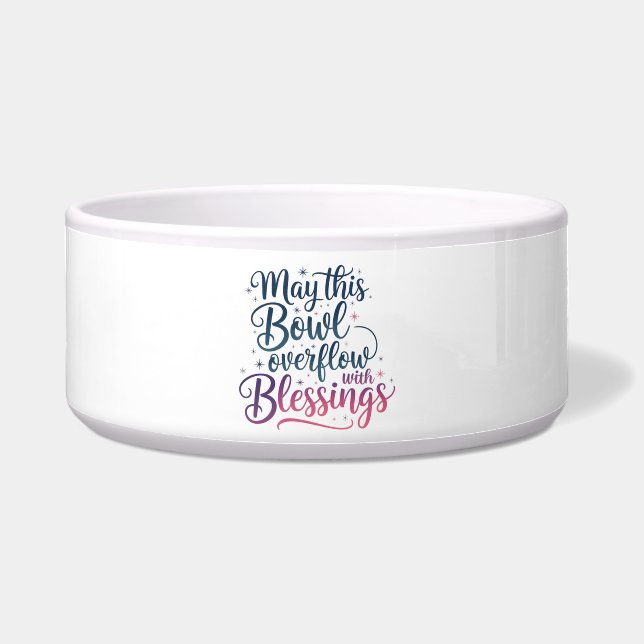 Funny Christian Dog Bowl Gift (Front)