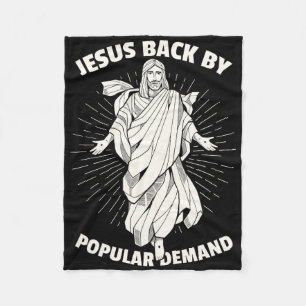 Funny Christian Easter Shirt Jesus Ck By Popular D Fleece Blanket