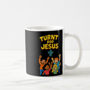 Funny Christian Faith Party Praise Turnt For Jesus Coffee Mug