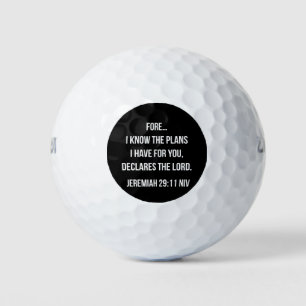 Funny Christian Golf Ball for Dad   Christian Gift