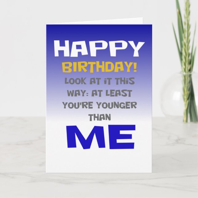 funny Christian Happy Birthday  Card (Front)