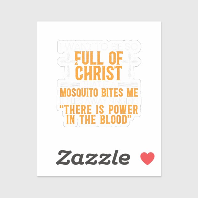 Funny Christian Religious Servant Of God Faithful  (Sheet)