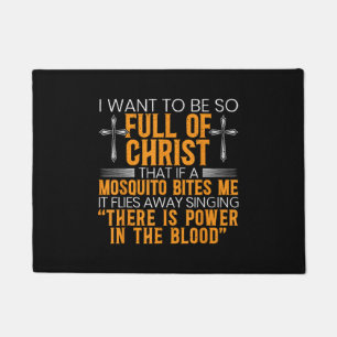 Funny Christian Religious Servant Of God Faithful  Doormat
