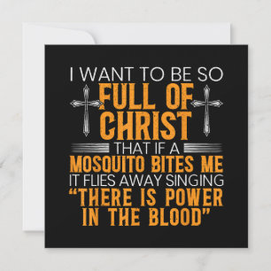 Funny Christian Religious Servant Of God Faithful  Invitation