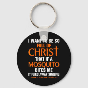 Funny Christian Religious Servant Of God Faithful Key Ring