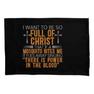 Funny Christian Religious Servant Of God Faithful  Pillowcase