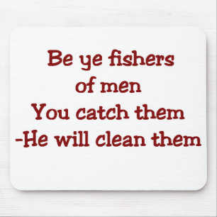 Funny Christian Saying Mouse Pad