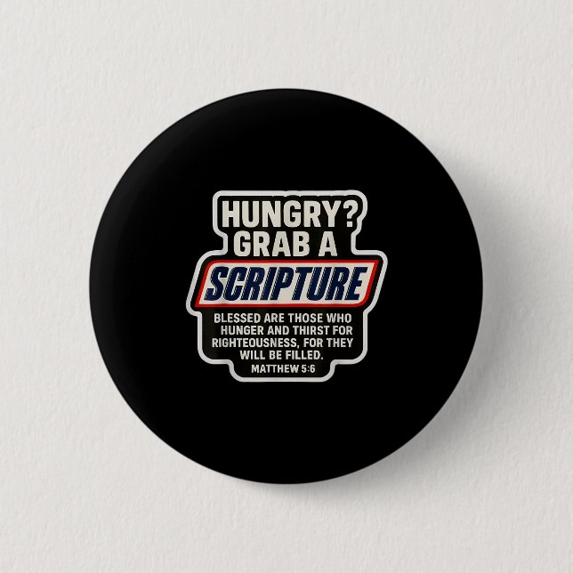 Funny Christian Scripture Bible Verse Quote Matthe 6 Cm Round Badge (Front)