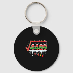 Funny Christmas 67 Meme Square Root 4489 Slang Mat Key Ring