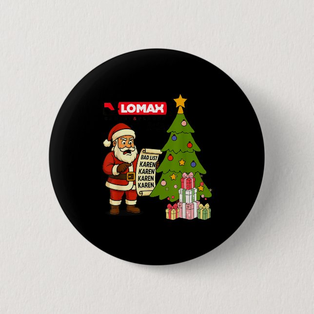 Funny Christmas  6 Cm Round Badge (Front)