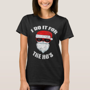 Funny Christmas Adult Naughty Dirty Pajama, Ho Pj, T-Shirt