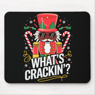 Funny Christmas African American Nutcracker Men Wo Mouse Pad