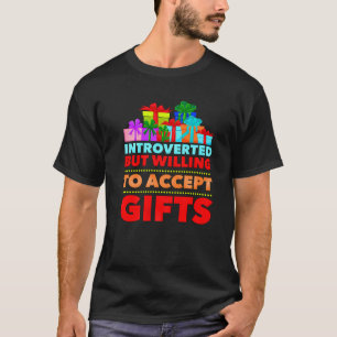 Funny Christmas antisocial introverted present hum T-Shirt
