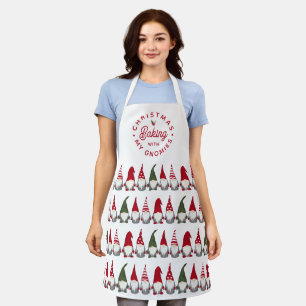 Funny Christmas Baking with my Gnomies Apron