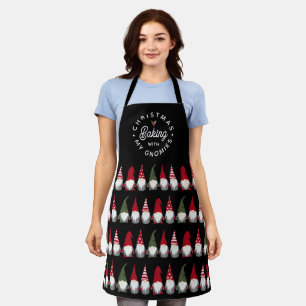 Funny Christmas Baking with my Gnomies   Black Apron