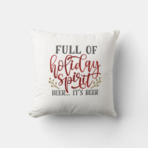 Funny Christmas Beer Cushion