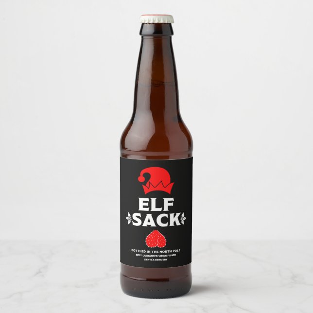 Funny Christmas Beer Labels (Front)
