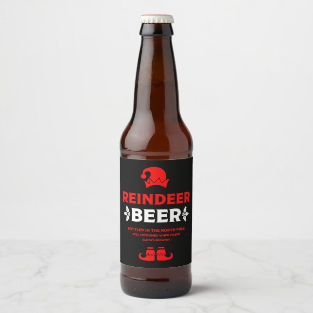 Funny Christmas Beer Labels (Front)