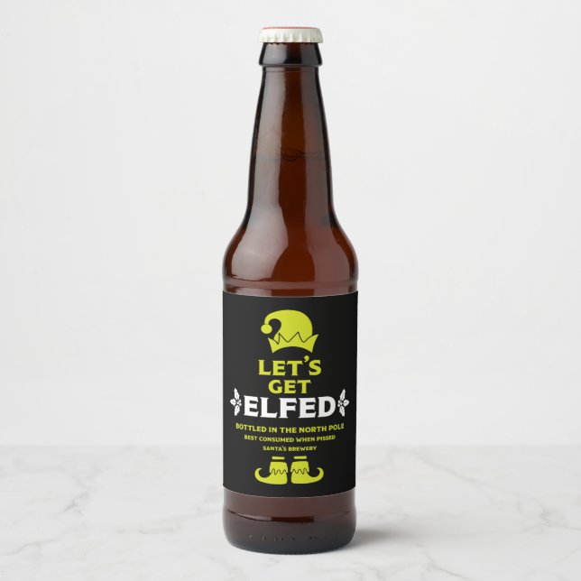 Funny Christmas Beer Labels (Front)