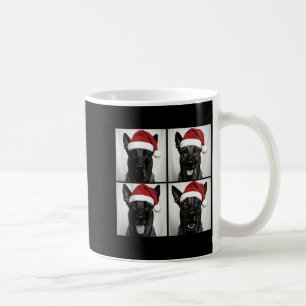 Funny Christmas Belgian Malinois Santa Dog Lover P Coffee Mug