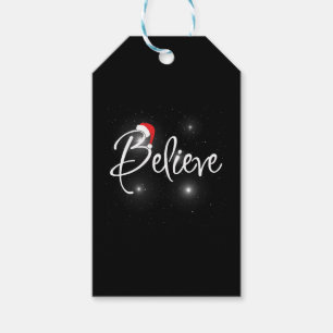 Funny Christmas Believe Quotes Gift Tags