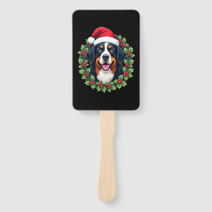Funny Christmas Bernese Mountain Dog Tank Top Hand Fan