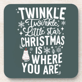 Funny Christmas Beverage Coaster