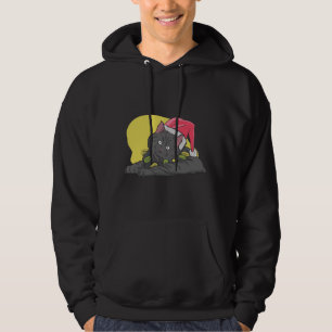 Funny Christmas Black Cat Hoodie