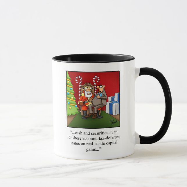 Funny Christmas Business Humour Mug (Right)