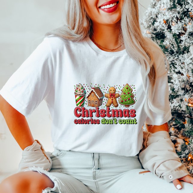 Funny Christmas Calories T-Shirt (Creator Uploaded)