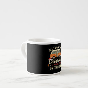Funny Christmas Camping S'more Time By The Fire Espresso Cup