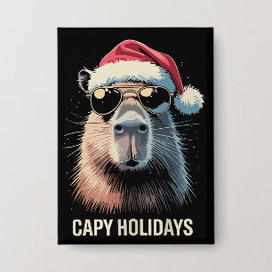 Funny Christmas Capy Holidays Xmas Capybara